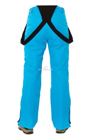 Женские зимние горнолыжные брюки синего цвета 818S