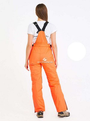 Женские зимние горнолыжные брюки оранжевого цвета 818O