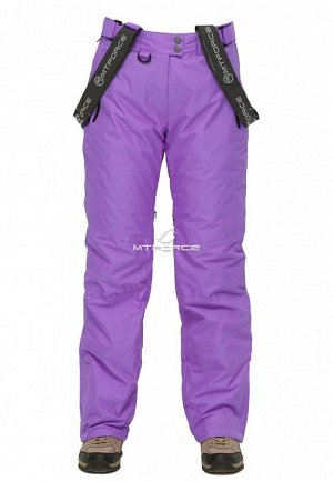 Женские зимние горнолыжные брюки фиолетового цвета 906F