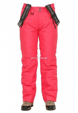 Женские зимние горнолыжные брюки розового цвета 906R