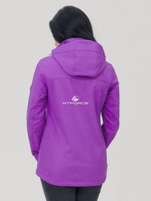 Ветровка MTFORCE женская фиолетового цвета 19007F