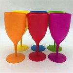 Бокалы из прочного пластика,  6шт