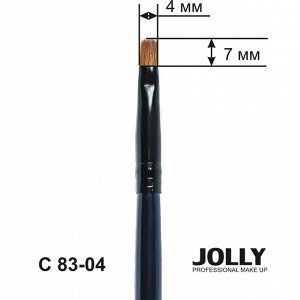 Кисть"JOLLY"№С83-04, для прорисовки мелких элементов, 4 мм, Колонок