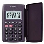 Калькулятор 8 разрядов CASIO HL-820LV  18х62х102 мм (35384) черный CASIO {Китай}