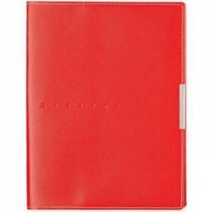 Дневник 1-11 класс (твердая обложка) "METROPOL" красный искусственная кожа 10-208/02 Альт {Китай}