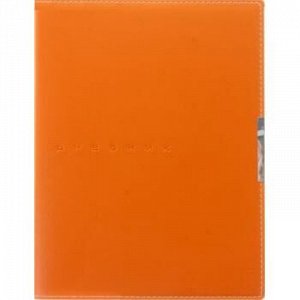 Дневник 1-11 класс (твердая обложка) "METROPOL" оранжевый искусственная кожа 10-208/04 Альт {Китай}
