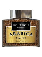 Кофе растворимый сублимированный Bourbon ARABICA GOLD, 100г стекло