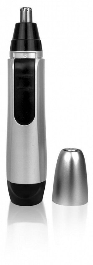Триммер для носа и ушей ERGOLUX ELX-HT02-C42 серебр. (1*AA, 1.5В)