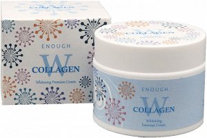 Enough Крем для лица осветление W Collagen Whitening Premium Cream, 50 мл