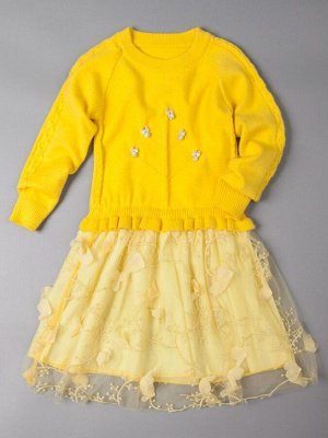 Платье для девочки, желтый 12