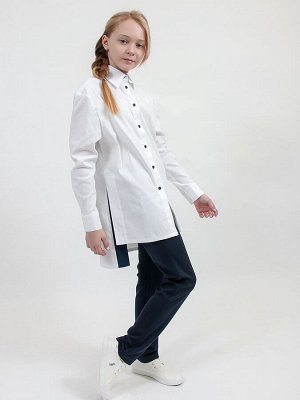 Ш 20 Блузка-рубашка для девочки Белый