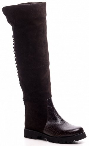 Сапоги Страна производитель: Турция
Размер женской обуви: 37
Полнота обуви: Тип «F» или «Fx»
Сезон: Зима
Вид обуви: Сапоги
Материал верха: Замша
Материал подкладки: Натуральный мех
Высота каблука (см)