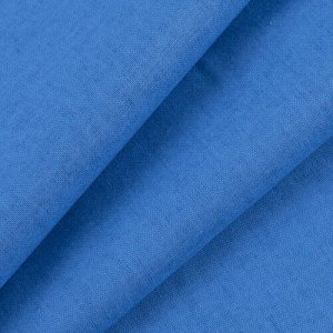 Ткань бязь ГОСТ Шуя 150 см 12460 цвет ярко-голубой 2