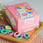 Набор резинок для волос &quot;Махрушка&quot;, единорог 100 шт