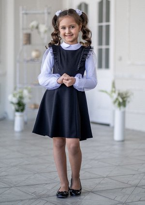 ALOLIKA Сарафан школьный Ивона, цвет черный