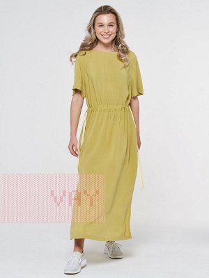 Платье женское 201-3584 Ш45 желто-зеленый
