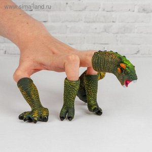 Фигурки на пальцы пальчиковый театр "Динозавр" 2,5х16,5х20 см