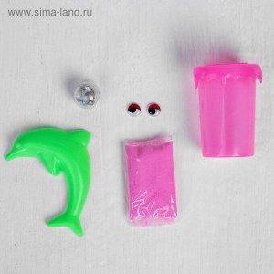 Набор «Слим со светящейся игрушкой своими руками» форма, цвет розовый