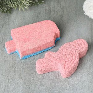 Набор beauty winter: бомбочки для ванн фламинго, мороженка