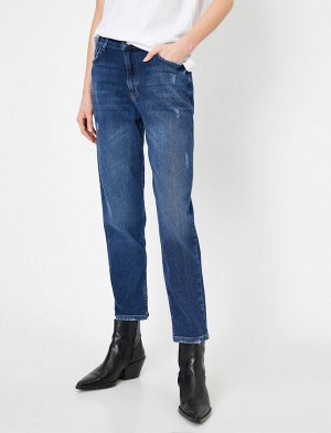 MOM Jeans RN DETAYI

Dar Kesim, Yksek Bel, Ksa Paa Jean Pantolon

Materyal Bilgileri:

%98 Pamuk, %2 Elastan

Model Bilgileri:

Boy: 177 cm, Gs: 86, Bel: 60, Kala: 88
Modelin Bedeni: 27/32
размер W32/