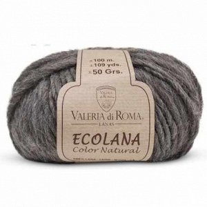 Пряжа Valeria di Roma Ecolana Цвет.067 Темно серый