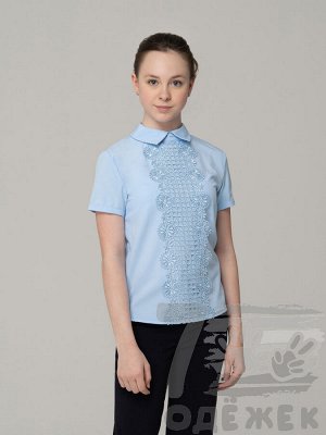 681-1 Блузка для девочки с коротким рукавом