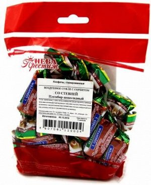 Конфеты Суфле воздушное Пломбир шоколадный с сорбитом со стевией, 200гр, Нева-Престиж, 10
