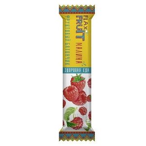 Батончик фруктовый Flax Fruit Здоровая Еда Малина 30 гр.