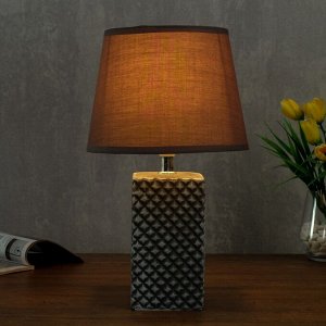 Лампа настольная 32165/1 E14 40 Вт серый 20x20x34 см RISALUX