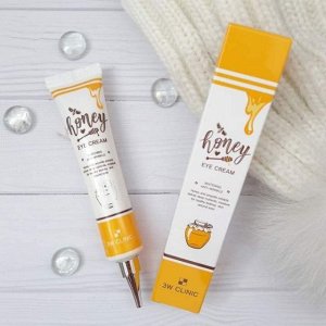 Питательный крем для кожи вокруг глаз с экстрактом меда и прополиса 3W Clinic Honey Eye Cream