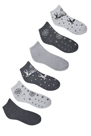 Набор женских носков Снегопад (6 пар), р. 36-41