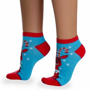 Носки хлопковые " Super socks LTB-100 " голубые р:37-41