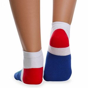 Носки хлопковые &quot; Super socks LTB-100 &quot; синие в горошек р:37-41