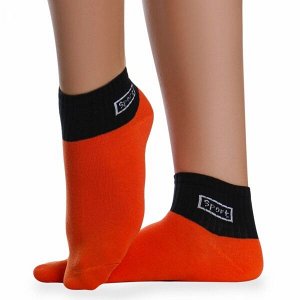 Носки хлопковые с широкой резинкой " Super socks B126-1 " оранжевые р:37-41