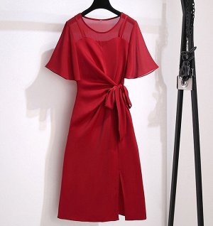 Платье,красный