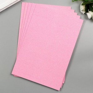 Фоамиран "Неоновый блеск - розовый" 2 мм формат А4 (набор 5 листов)