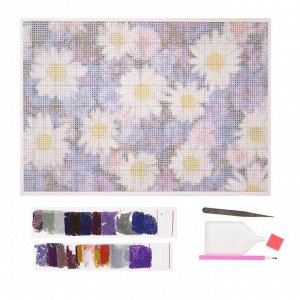 Алмазная мозаика «Цветочный микс», 31 цвет