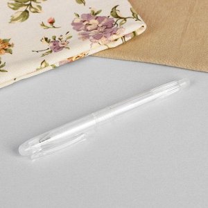 Ручка для ткани, термоисчезающая, цвет белый №01