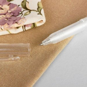 Ручка для ткани, термоисчезающая, цвет белый №01