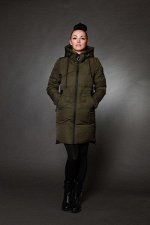 Куртка женская зимняя 6027 хаки