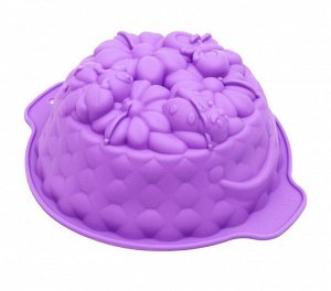 Форма для выпечки силиконовая ЛЕТО с ручками 25,5*21*9см
