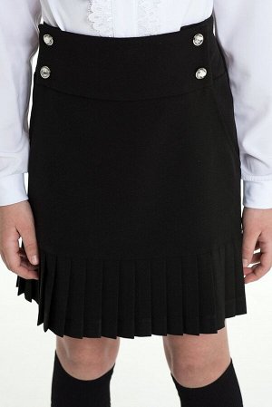 Черная школьная юбка, модель 0323