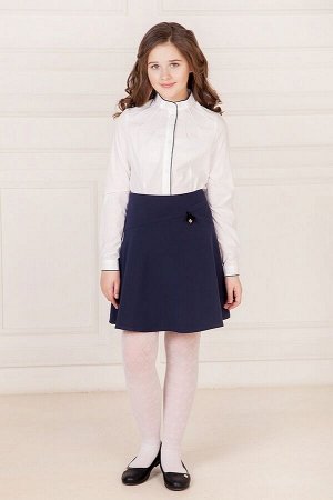 Синяя школьная юбка, модель 0331