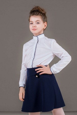 Синяя школьная юбка, модель 0331