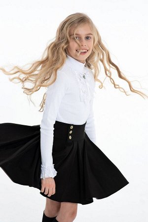 Черная школьная юбка, модель 0324