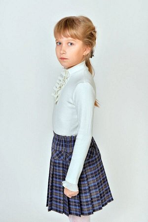 Синяя школьная юбка, модель 0301