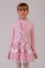 Розовый жакет для девочки, модель 0704