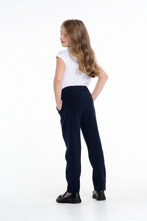 Синие школьные брюки, модель 0412