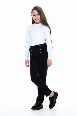 Белая школьная блуза, модель 0630