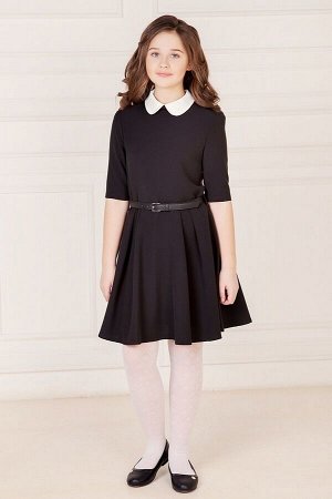 Черное школьное платье, модель 0145